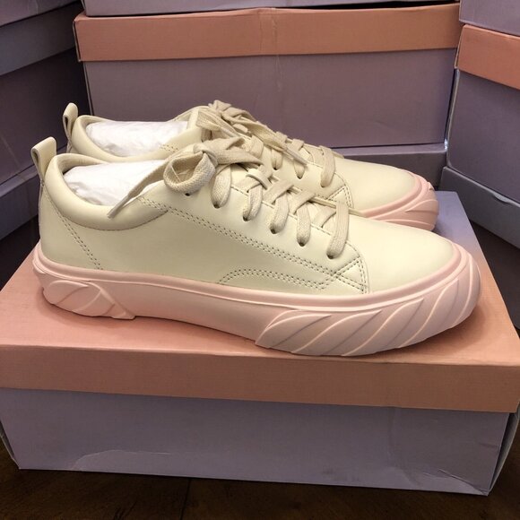 Lisa Vicky Shoes - Lisa Vicky GOGETEM -V In Cream Sheep Nappa Size 7.5